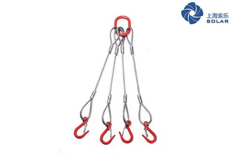 Leg Bridle Sling Four Leg Wire Rope Sling With Long Service Life