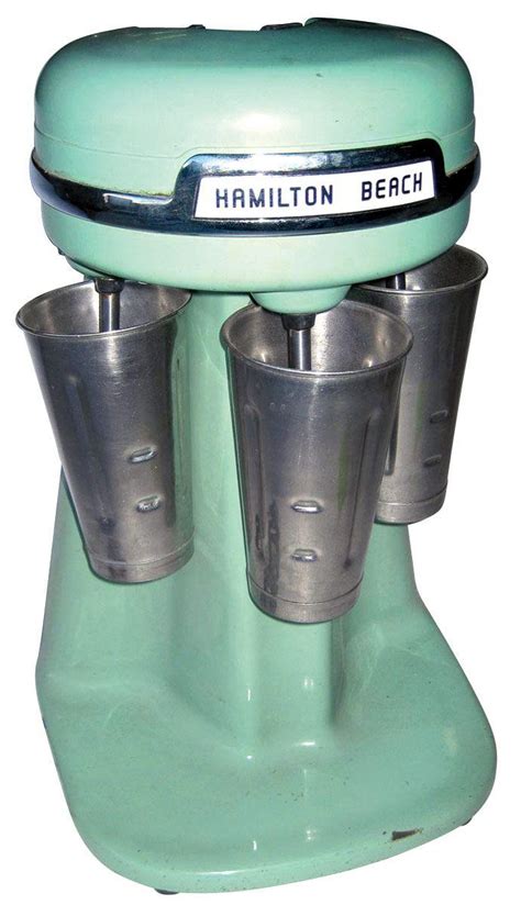 Hamilton Beach Triple Malt Mixer Mint Green C1950s Exc Orig Working Cond