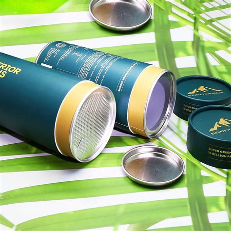 Round Cardboard Container Cylinder Eco Biodegradable Food Grade Powder Packaging Paper Tube