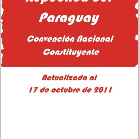 Stream Kindle Book Constituci N De La Rep Blica Del Paraguay