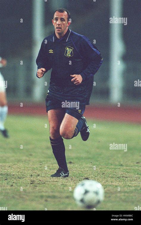 Gary Mcallister Scotland And Leeds United Fc 04 April 1995 Stock Photo