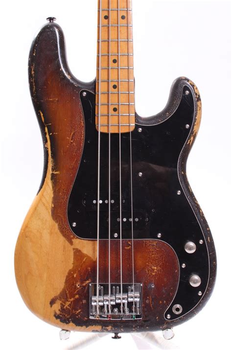 1975 Fender Precision Bass Sunburst Yeahman S Vintage And Used Guitars