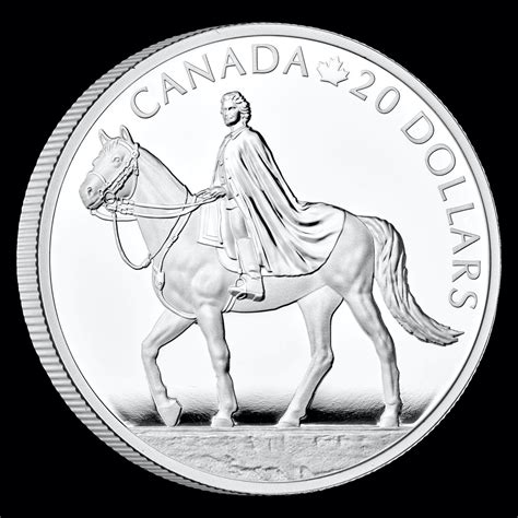 Fine Silver Coin The Queen Elizabeth Ii Equestrian Monument