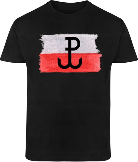 T Shirt M Ski Polska Walcz Ca Patriotyczna Polska Koszulka Czarna A