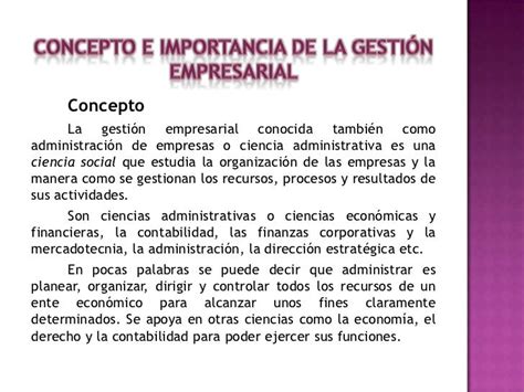 Gestion Empresarial 2