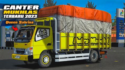 SHARE LIVERY MOD CANTER S6 QUEEN SABRINA BY MUKHLAS MOD BUSSID