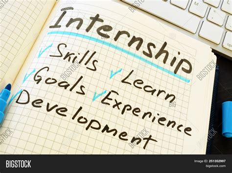 Internship List Pros Image And Photo Free Trial Bigstock