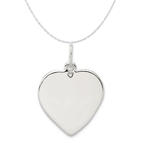 Carat In Karats Sterling Silver Polished Finish Small Heart Charm