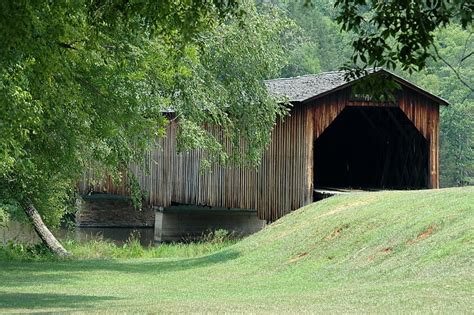 1080p Free Download Covered Bridge In Georgia Usa Countryside