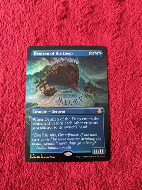 Denizen Of The Deep Foil Karta Magic The Gathering Marki Kup Teraz