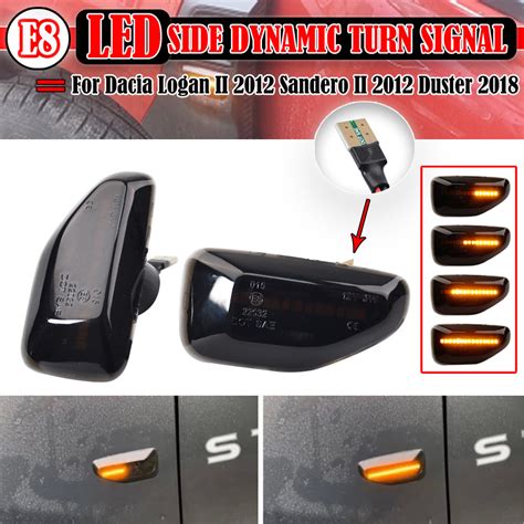 For Renault Dacia Duster Logan Ii Sandero Led Side Marker Fender