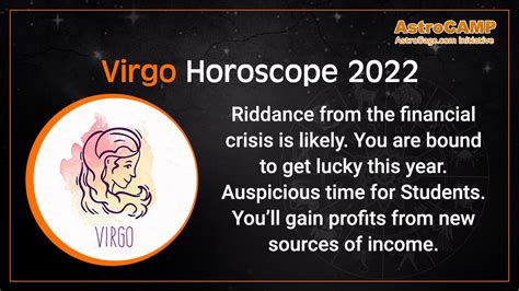 Virgo Horoscope 2022