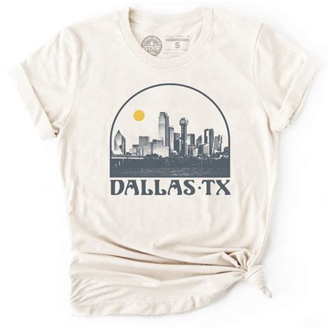 Dallas Skyline T-Shirt | Dallas City T Shirt | Texas Apparel & Souvenirs – RIVER ROAD CLOTHING CO.