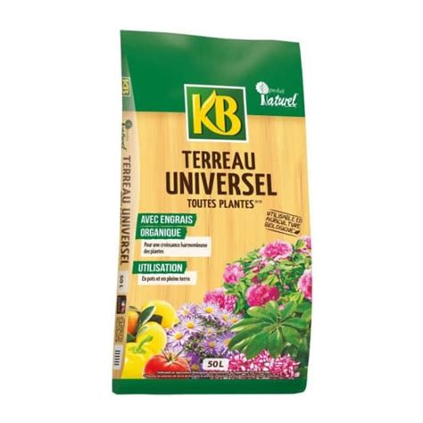 Kb Terreau Universel Toutes Plantes 50 L Jardiland