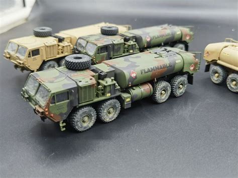 172 Us Army Hemtt M978 A4 Tanker Nato Tricolor Desert Color Finished