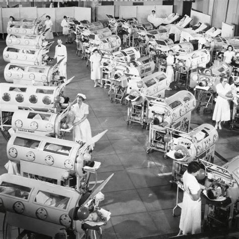 John On Twitter RT SkrticX Iron Lungs In Polio Ward 1950 Source