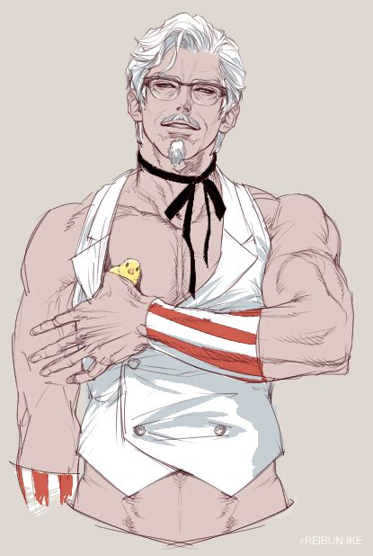 Colonel Sanders Kfc Drawn By Ireibun Danbooru