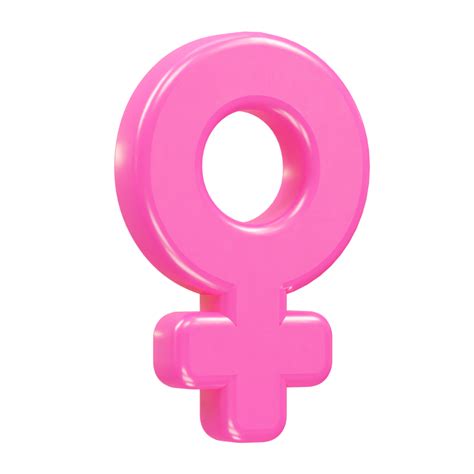 Female Icon 3d Rendering Element 28342485 Png