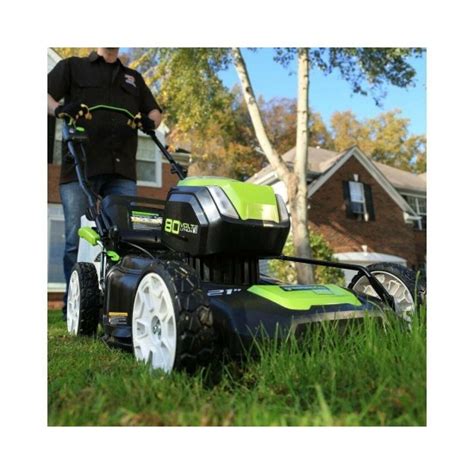 Greenworks PRO 21 Inch 80V Cordless Lawn Mower 4 0 AH Battery