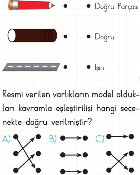 Geometride Temel Kavramlar Test Çöz 3 Sınıf Nokta Doğru Doğru Parçası