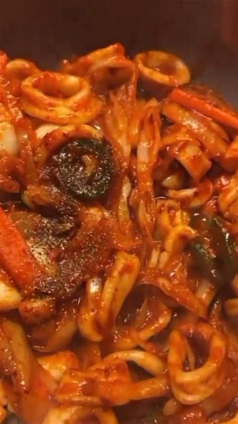 How To Make Korean Squid Recipe | Squid Stir Fry Recipe | Hot And Spicy Squid Soup in 2022 ...