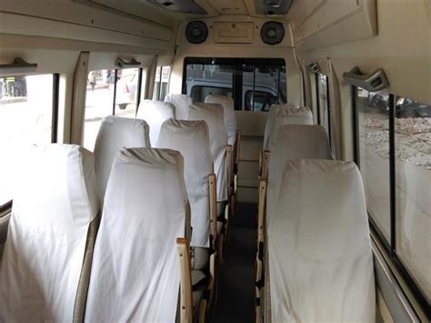 12 seater tempo traveller interior