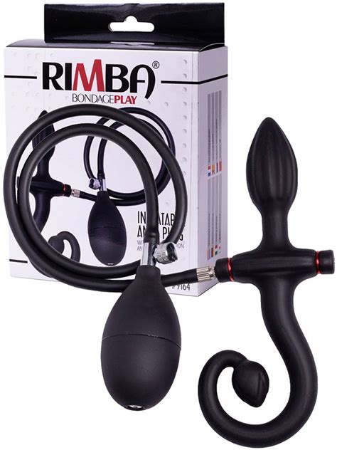 Inflatable Anal Plug With Double Balloon From Rimba