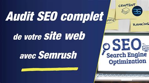 Je vais réaliser un audit SEO complet de votre site web par Bernard59