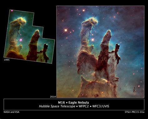 Middle Finger Nebula Pillars Column