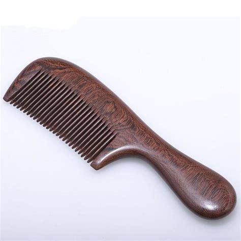 Black And Golden Ebony Comb Massage Head Anti Static Anti Hair Loss Non Golden Red Green