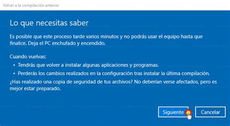 Volver A La Versi N Anterior De Windows Trucos Windows