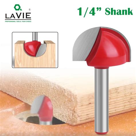 Lavie 1pc 14 Shank Ball Nose End Mg Bit Radius Core Box Solid Carbide