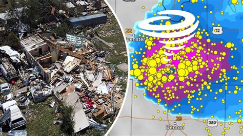 Tornados Richten Schwere Sch Den An Schneise Der Verw Stung In Den Usa