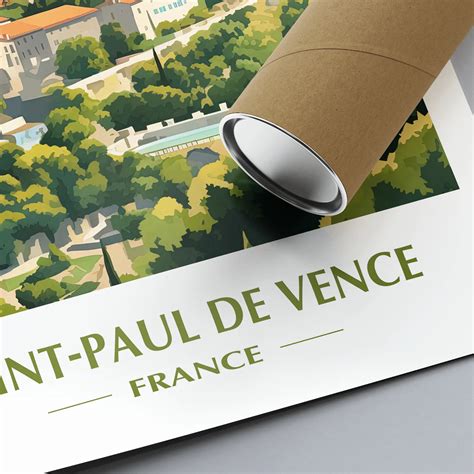 Saint Paul De Vence Travel Poster France