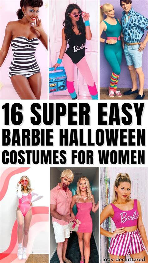 16 Super Easy Barbie Halloween Costumes for Women Barbie And Ken ...