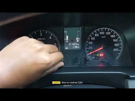 Adjusting The Illumination Of The Instrument Cluster Of Nissan Urvan