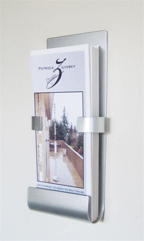 Wall Mount Metal Brochure Holder Etsy