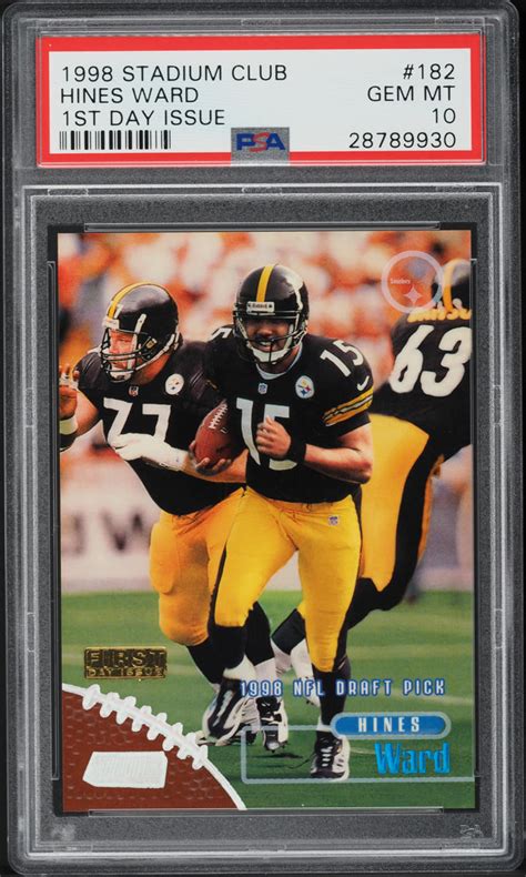 Stadium Club St Day Issue Hines Ward Rookie Psa Gem