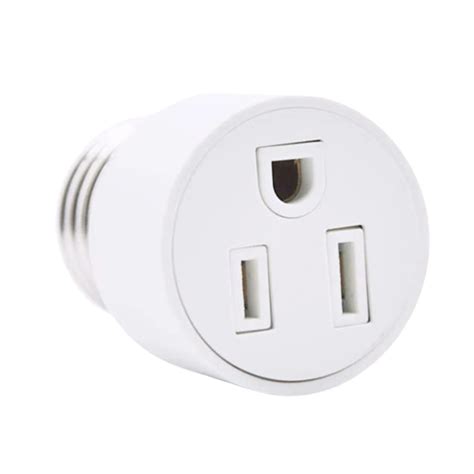 E26 3 Prong Light Socket To Plug Adapter Light Bulb Outlet Socket Adapter Light Bulb Socket