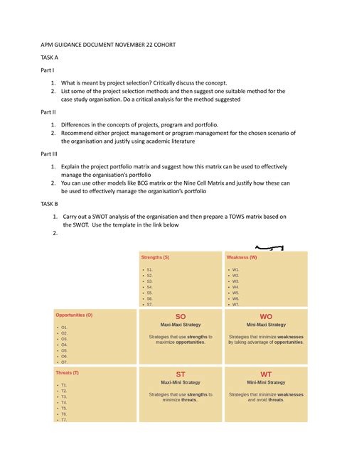 APM Guidance Document NOV 22 Cohort APM GUIDANCE DOCUMENT NOVEMBER