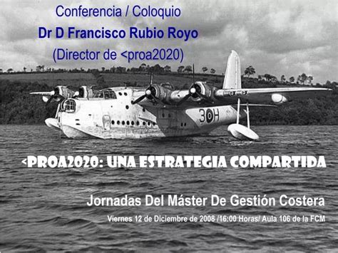 PPT Jornadas Del Máster De Gestión Costera PowerPoint Presentation