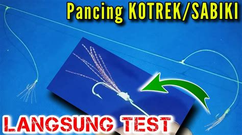 Cara Mudah Membuat Rangkaian Pancing Kotrek Sabiki Rig YouTube