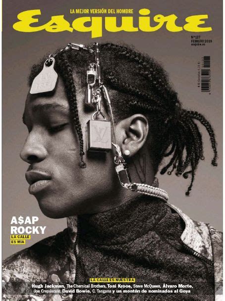 Asap Rocky Esquire Magazine February 2019 Cover Photo Spain