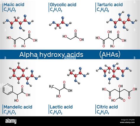 Cidos Alfa Hidroxi Aha Glic Lico C H O L Ctico C H O M Lico