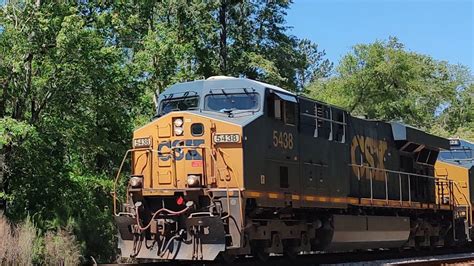 Csx Trains 2024 Csx 5438 On Csx M209 08 41224 231pm Youtube