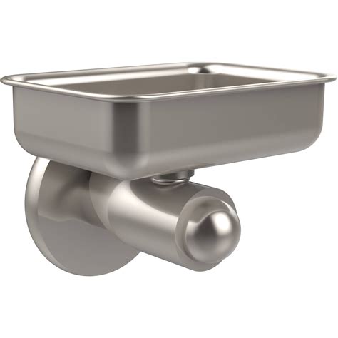 Soho Collection Wall Mounted Soap Dish In Satin Nickel Walmart