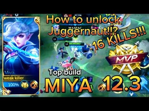 MIYA HIGHLIGHTS 16 KILLS MANIAC HOW TO MIYA UNLOCK THE