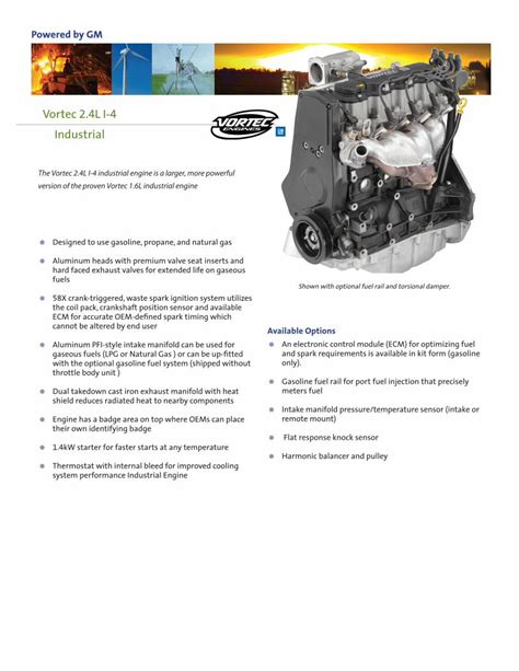 PDF Vortec 2400 Powered By GM Industrial Engine Powered By GM All