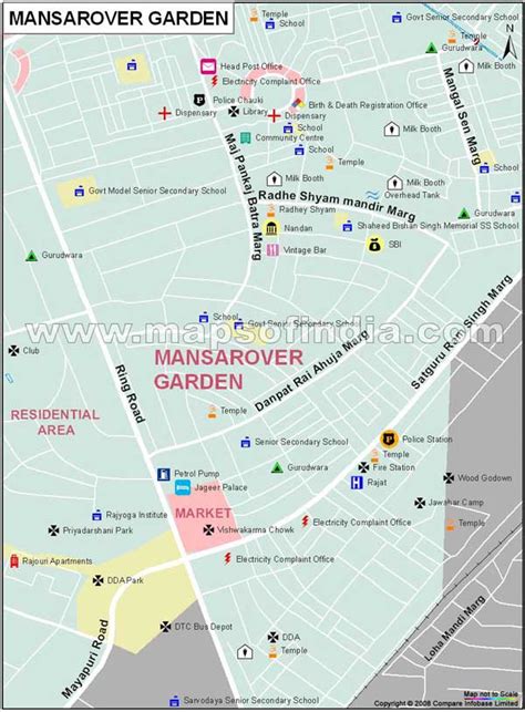 Mansarovar Garden Map