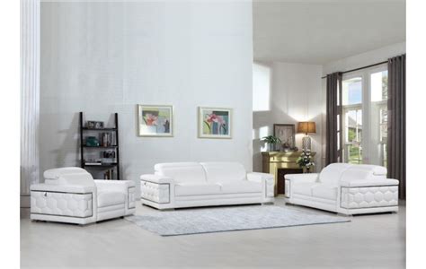 692 - White Sofa Set - Sofa Sets - Living Rooms